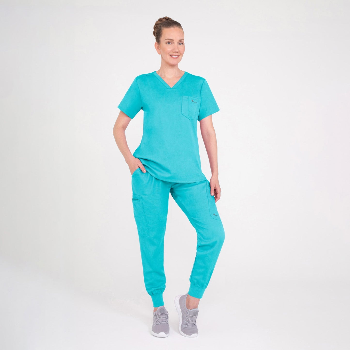 CopperActive™ Scrub Women's Premium Teal Jogger Bottom