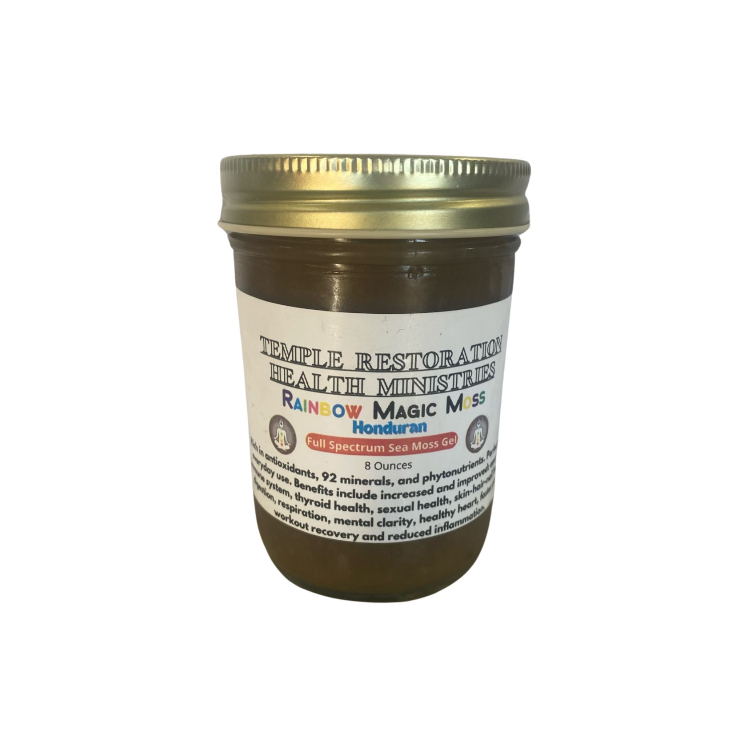 Rainbow Magic Moss Honduran Full Spectrum Sea Moss Gel 8 Oz. - The New Atlantis