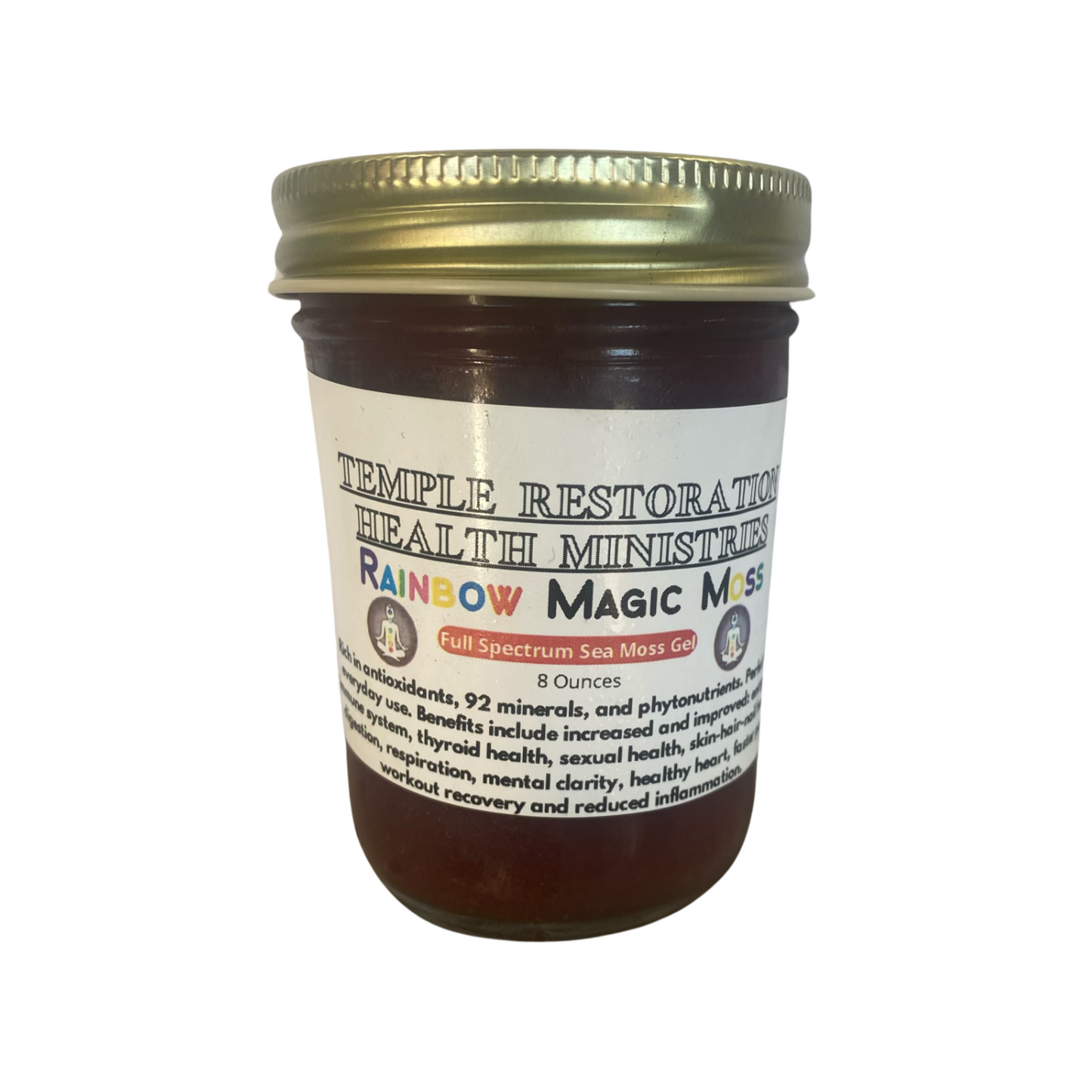 Rainbow Magic Moss Full Spectrum Sea Moss Gel 8 Oz. - The New Atlantis