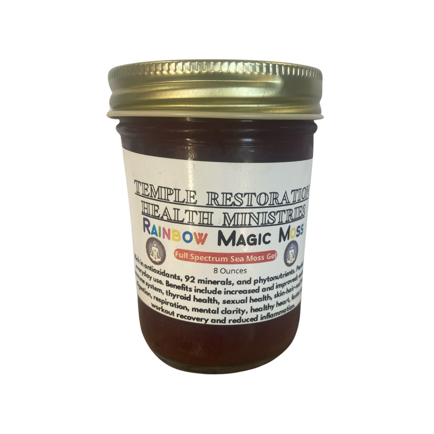 Rainbow Magic Moss Full Spectrum Sea Moss Gel 8 Oz. - The New Atlantis